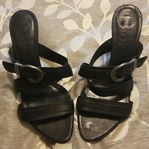 Dior black heals